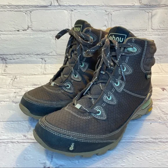Ahnu Shoes Ahnu Waterproof Leather Hiking Boot Ankle Support W Vibram Traction Sole Women 6 Poshmark